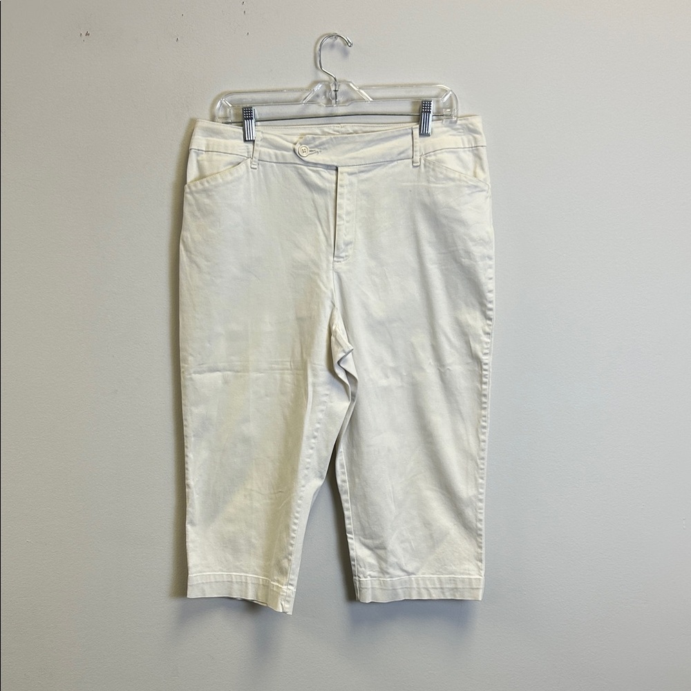 St. John's Bay Women's Cream Jean Shorts